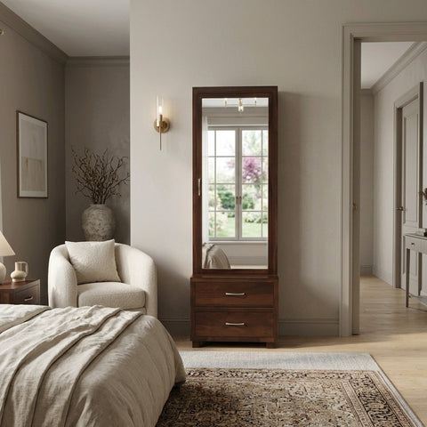 PRITI Sheesham Wood dressing table with storage