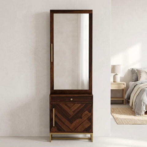 PRITI Sheesham Wood dressing table with storage