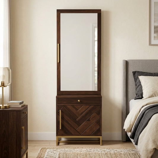 PRITI Sheesham Wood dressing table with storage