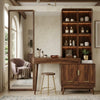 PRITI Sheesham Wood Dressing Table with Mirror and Storage (Dark Walnut Finish)