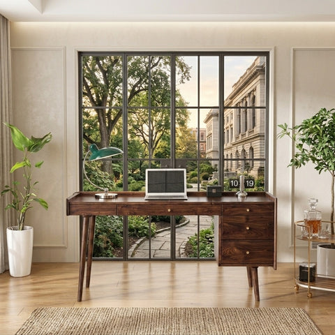 PRITI Solid Wood Study Table for Students