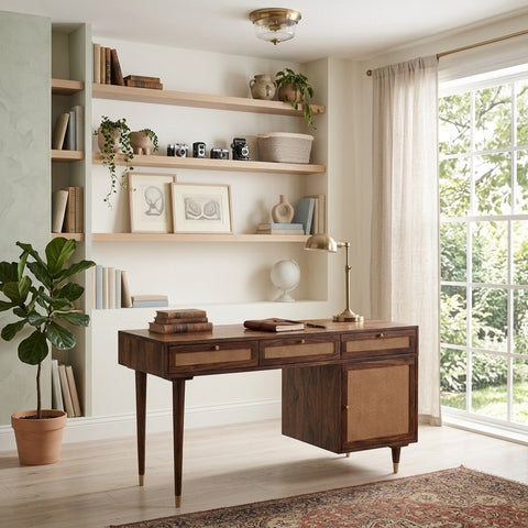 PRITI Solid Wood Study Table for Students