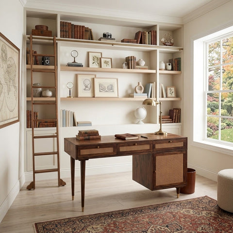 PRITI Solid Wood Study Table for Students