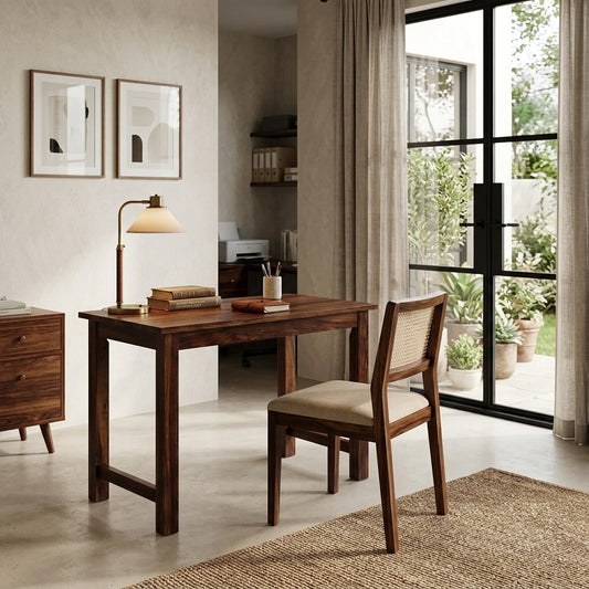 PRITI  Sheesham Wood Study Table and Chair Set for Students | Kids | Adults