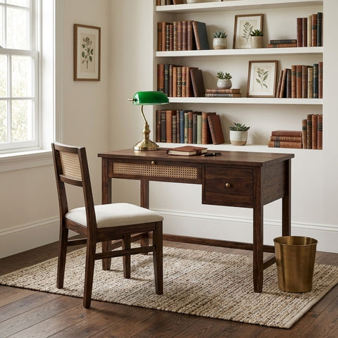 PRITI Sheesham Wood Study Table and Chair Set for Students | Kids | Adults