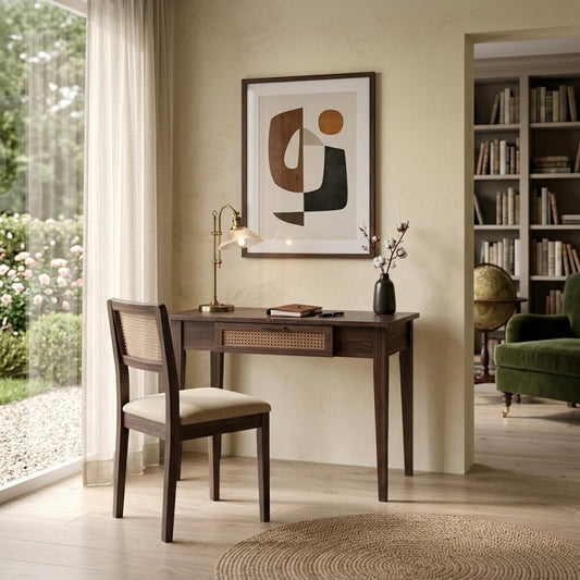 PRITI Sheesham Wood Study Table and Chair Set for Students | Kids | Adults