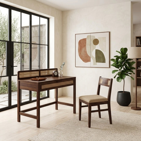 PRITI  Sheesham Wood Study Table and Chair Set for Students | Kids | Adults