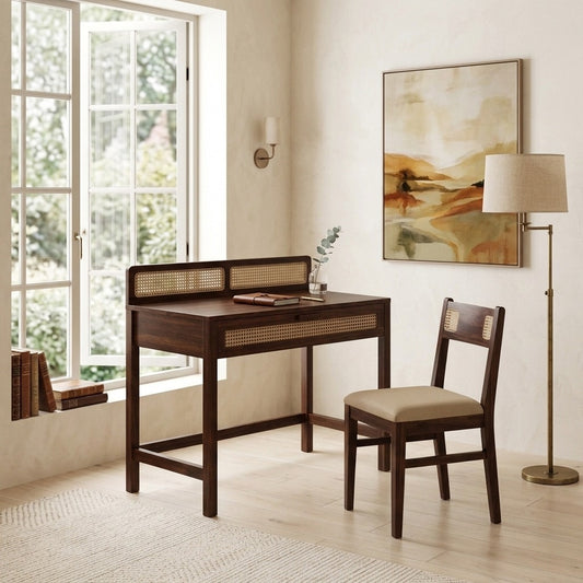 PRITI  Sheesham Wood Study Table and Chair Set for Students | Kids | Adults
