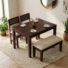 PRITI  Solid Sheesham Wood 4 Seater Dining Sets