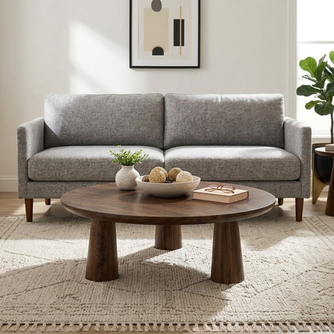 PRITI  Solid Wood Coffee Table In Dark Brown Finish