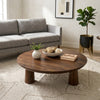 PRITI  Solid Wood Coffee Table In Dark Brown Finish