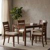 PRITI 4 Seater Solid Wood Dining Table Set