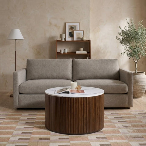 PRITI Walnut Russo Coffee Table