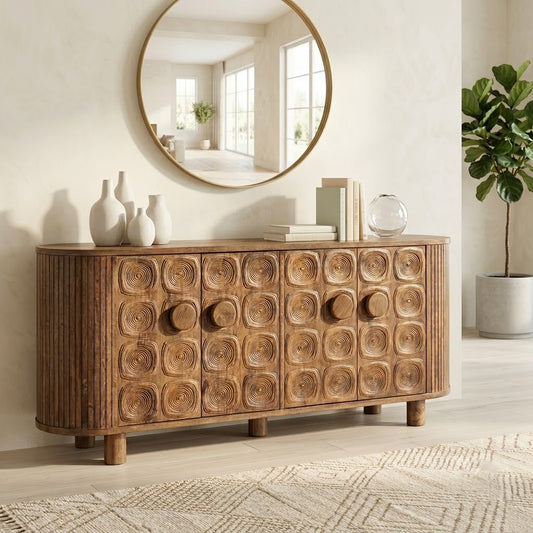 PRITI  Mango Wood Sideboard