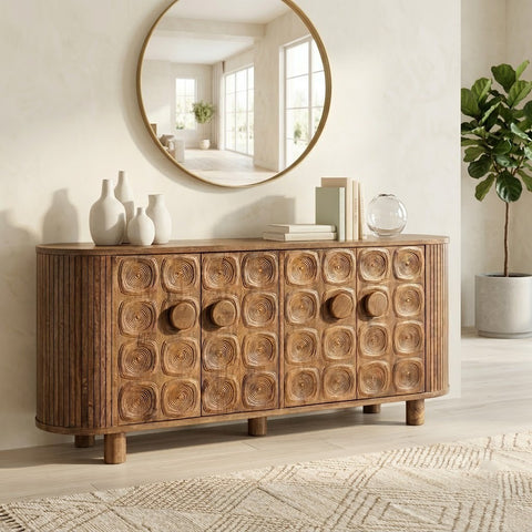 PRITI  Mango Wood Sideboard