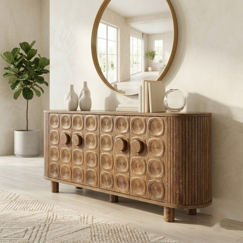 PRITI  Mango Wood Sideboard