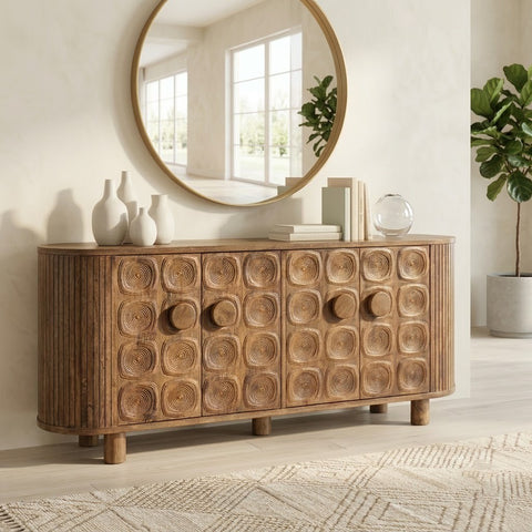 PRITI  Mango Wood Sideboard