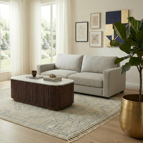 PRITI Coffee Table dark walnut