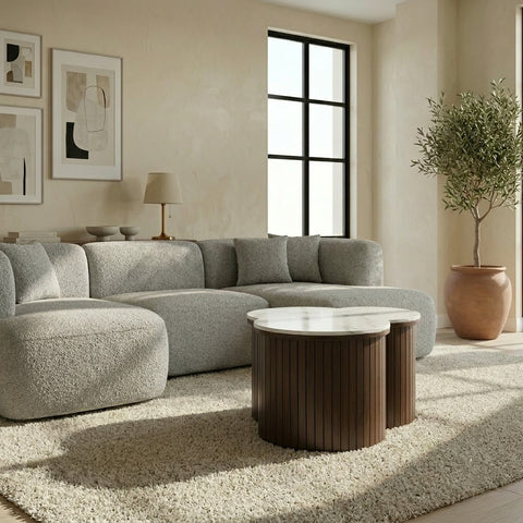 PRITI Coffee Table – Timeless Elegance in Solid Mango Wood