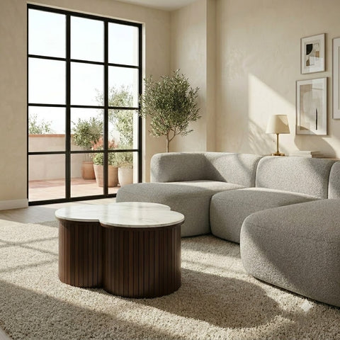 PRITI Coffee Table – Timeless Elegance in Solid Mango Wood
