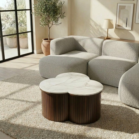 PRITI Coffee Table – Timeless Elegance in Solid Mango Wood