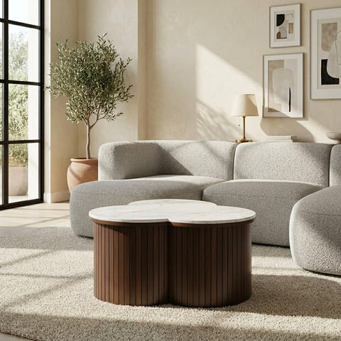 PRITI Coffee Table – Timeless Elegance in Solid Mango Wood