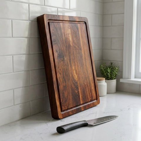 PRITI Acacia Wood Cutting Board | Heavy Duty Chopping Board