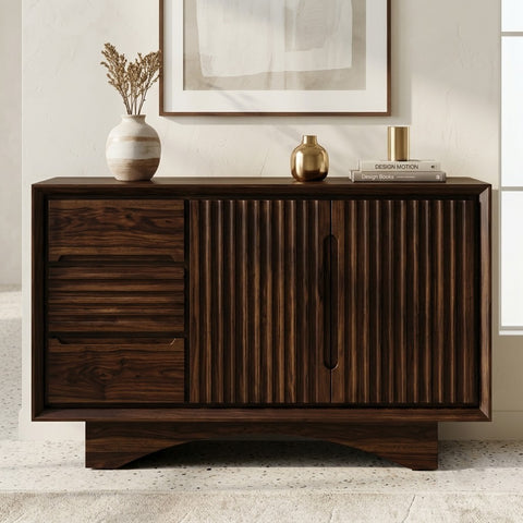 PRITI Solid Sheesham Wood Sideboard for Modern Homes