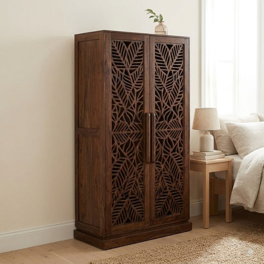 PRITI Wooden Wardrobe for Clothes | Cupboard for Clothes