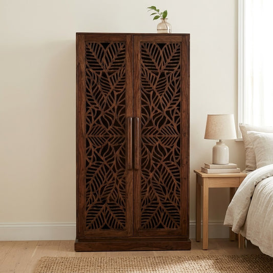 PRITI Wooden Wardrobe for Clothes | Cupboard for Clothes