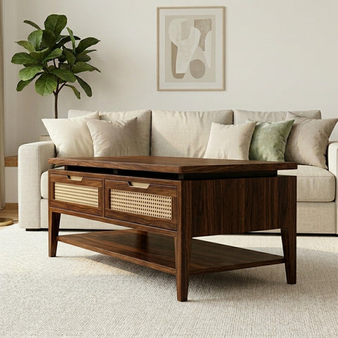 PRITI Solid Wood Coffee Table for Living Room