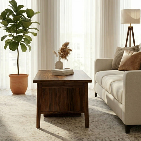 PRITI Solid Wood Coffee Table for Living Room