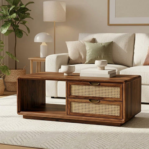 PRITI Solid Wood Coffee Table for Living Room