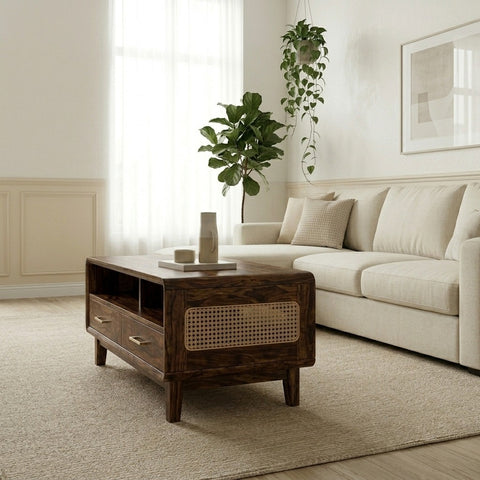 PRITI Solid Wood Coffee Table for Living Room