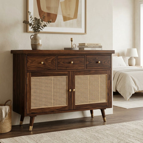 PRITI Solid Sheesham Wood Chest Of Drawers for Living Room | Bedroom
