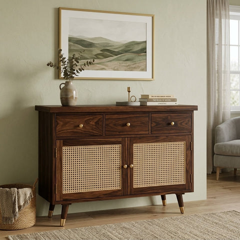 PRITI Solid Sheesham Wood Chest Of Drawers for Living Room | Bedroom