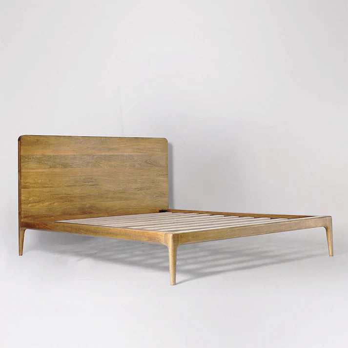 PRITI Solidwood & Cane Bed