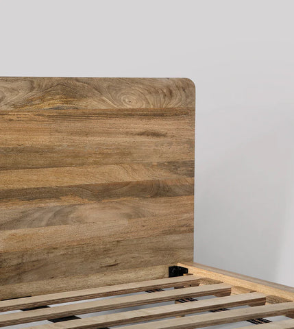 PRITI Solidwood & Cane Bed