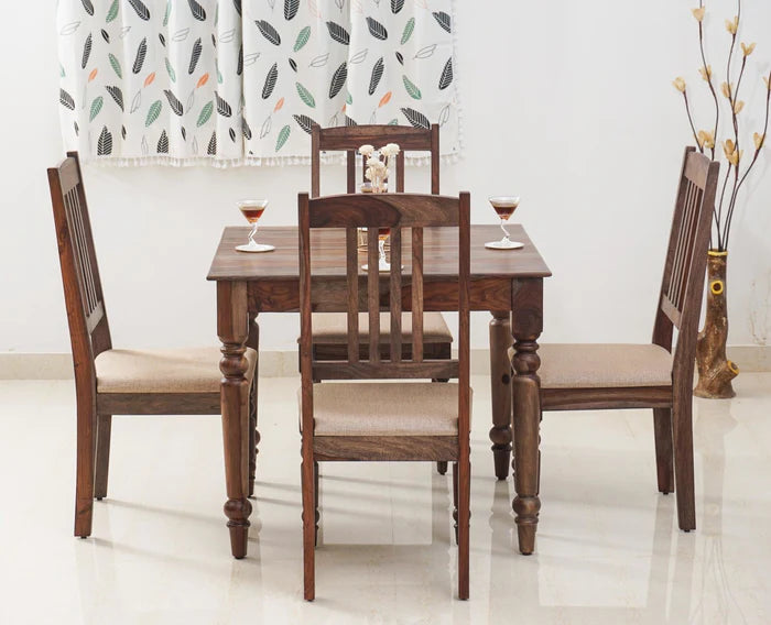 PRITI 4 Seater Dining Set With 4 Chairs