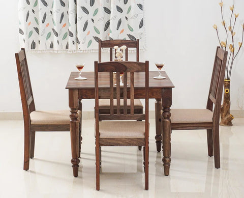 PRITI 4 Seater Dining Set With 4 Chairs