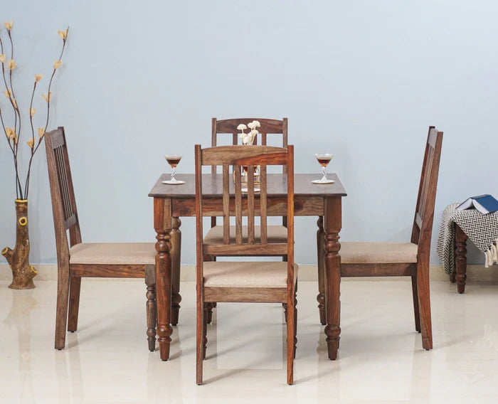 PRITI 4 Seater Dining Set With 4 Chairs