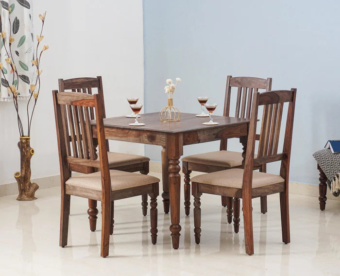 PRITI 4 Seater Dining Set With 4 Chairs