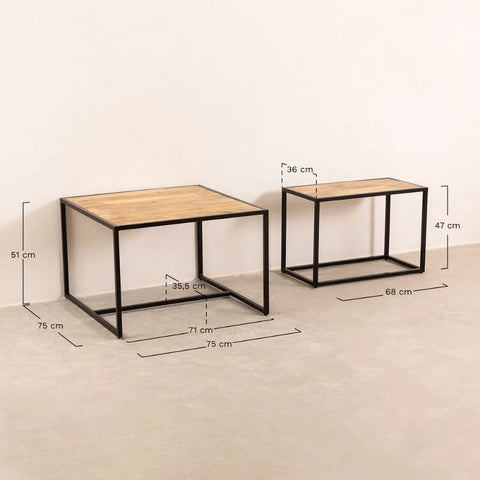 Coventry Nesting Coffee Table Set of 3