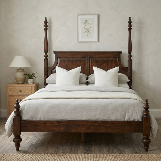 Priti Four Poster King Size Bed