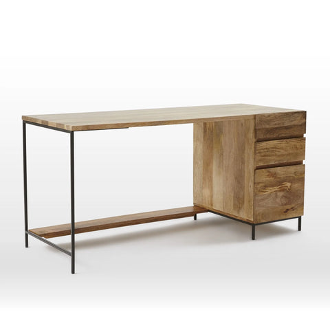 Priti Industrial Modular Desk With File Cabinet 64