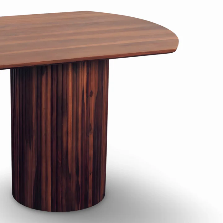 PRITI Solid Wood Dining Table Set