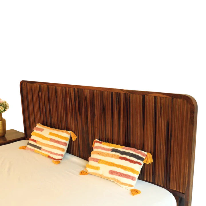 PRITI Solid Wood Storage Bed