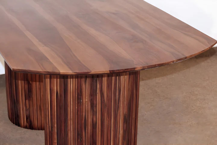 PRITI Solid Wood Dining Table Set