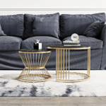 Kumasi Black Gold Nesting Coffee Table