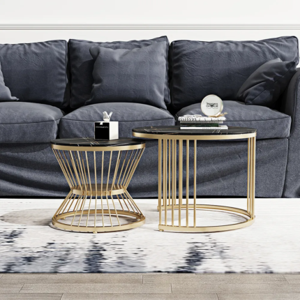 Kumasi Black Gold Nesting Coffee Table